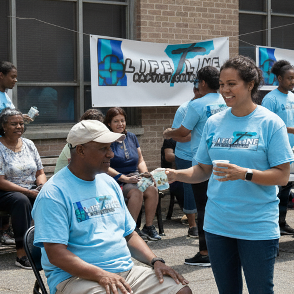 Clean map graphic visually connecting to various global locations, emphasizing the worldwide missions network. 